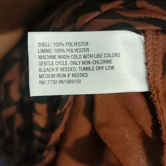 A New Day Geo Print Long Sleeve Dress Size XL NWT - Picture 9 of 9